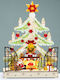 Aca Christmas Illuminated Decorative Wooden with Battery 40x21.5x6cm.