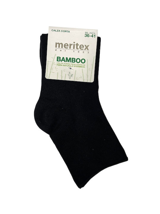 Meritex Damen Socken Schwarz 1Pack