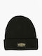Adiv Rockies Beanie Unisex Σκούφος Πλεκτός σε Μαύρο χρώμα
