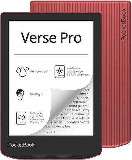 Pocketbook Verse Pro 6" (16GB) Passion Red