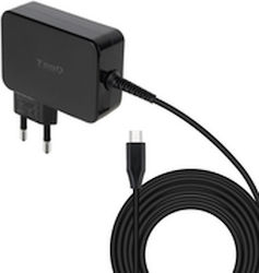 Tooq USB-C Universal Laptop Charger 90W with Power Cord