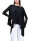 Ioanna Kourbela Women's Blouse Long Sleeve Black