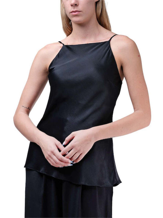 Ioanna Kourbela Women's Blouse Sleeveless Black