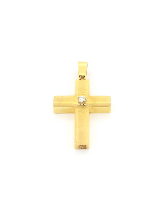 Kirkikosmima Women's Gold Cross 18K with Chain