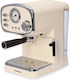 Heinner Espressomaschine 1100W Druck 15bar Beige HEM-1100CR