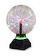Mikamax Lustră Decorativă Plasma Ball Negru