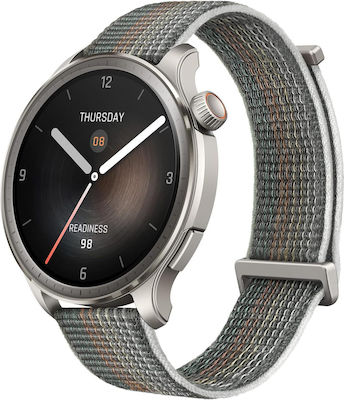 Amazfit Balance 46mm Αδιάβροχο Smartwatch με Παλμογράφο (Sunset Grey)