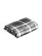 Amo La Casa Karierte Fleece Decke Einzeln 150x200cm Karierte Grau