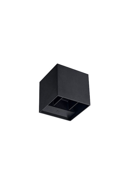 Redled Стенно Външно Спот Осветление LED IP65 с Регулируемо бяло Светлина Двоен лъч