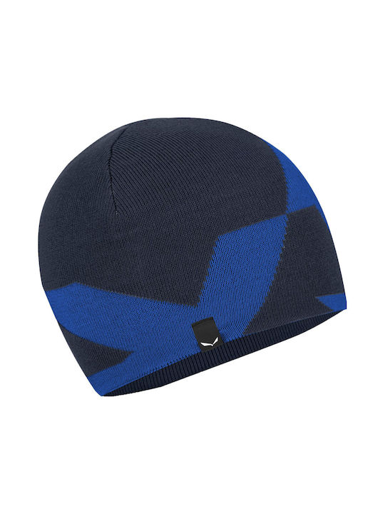 Salewa Knitted Reversibil Beanie Cap Blue