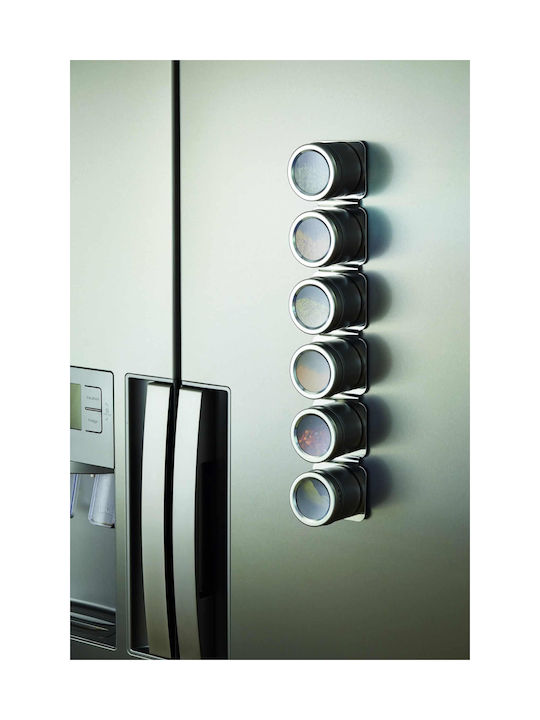 Kitchen Craft Gewürzgläser Metallisch auf Basis Silber