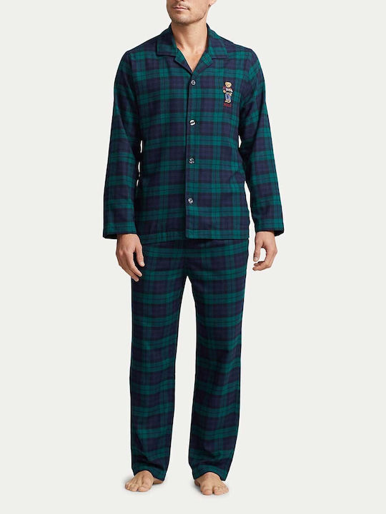 Ralph Lauren Men's Winter Checked Pajamas Set