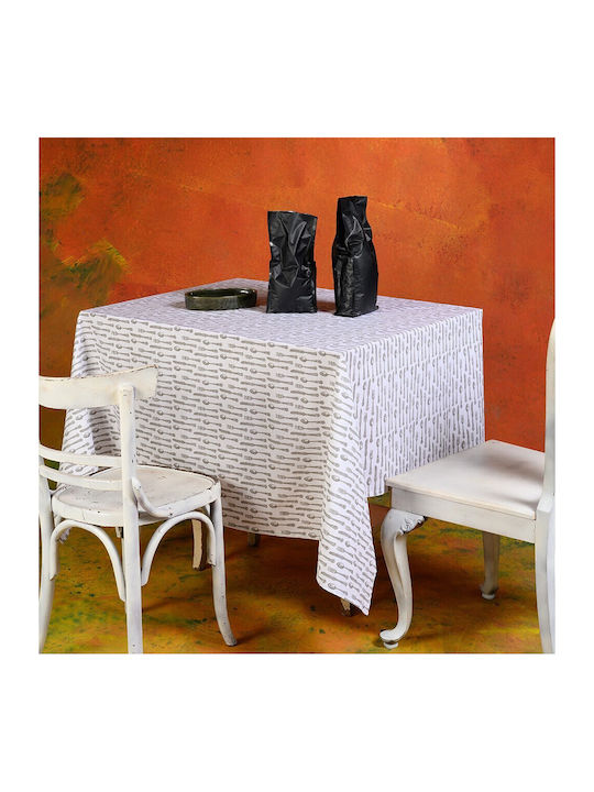 Melinen Edmonde Tablecloth White 140x180cm