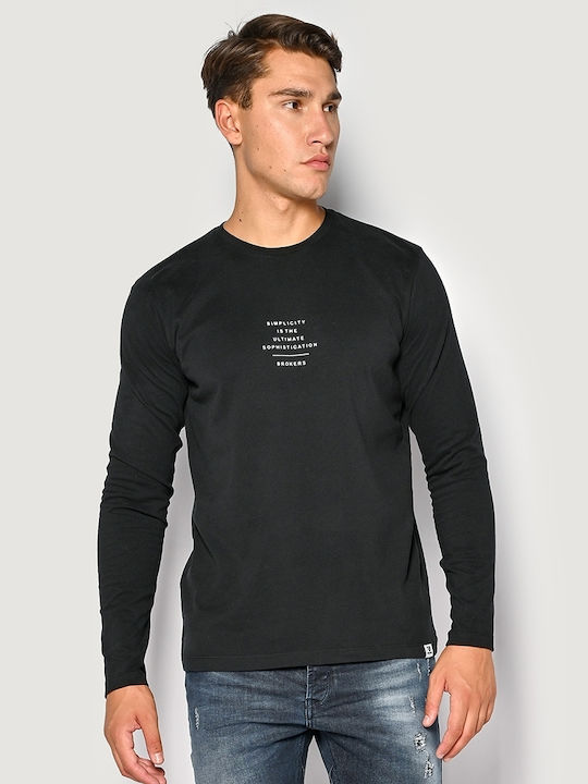 Brokers Jeans Bluză cu mânecă lungă Neagră