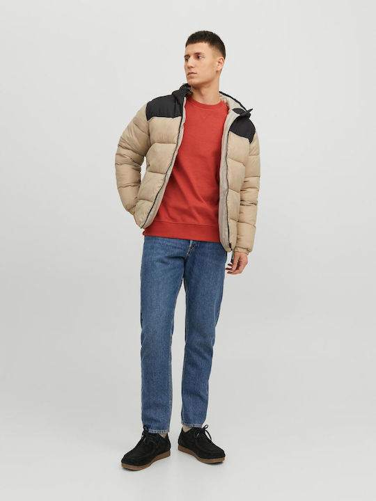 Jack & Jones Winter Jacket Puffer Beige
