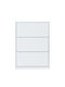 Dorit Wooden Shoe Organizer White 73x24x113.2cm