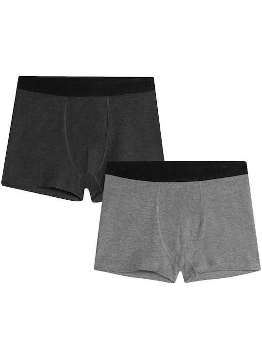 4F Herren Boxershorts Mehrfarbig 2Packung