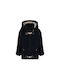 Kids Coat Long with Hood Blue