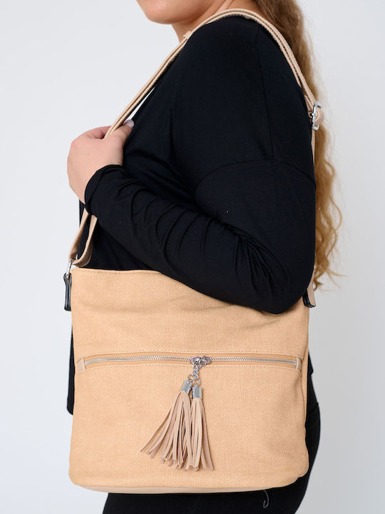 Women's Bag Shoulder Beige