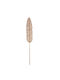 HomeMarkt Decorative Feather Brown 1pcs