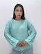 Volumex Damen Pullover Hellblau