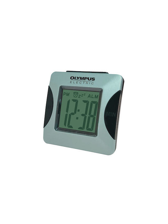 Olympus Tabletop Digital Clock with Alarm Light Blue LD-306A