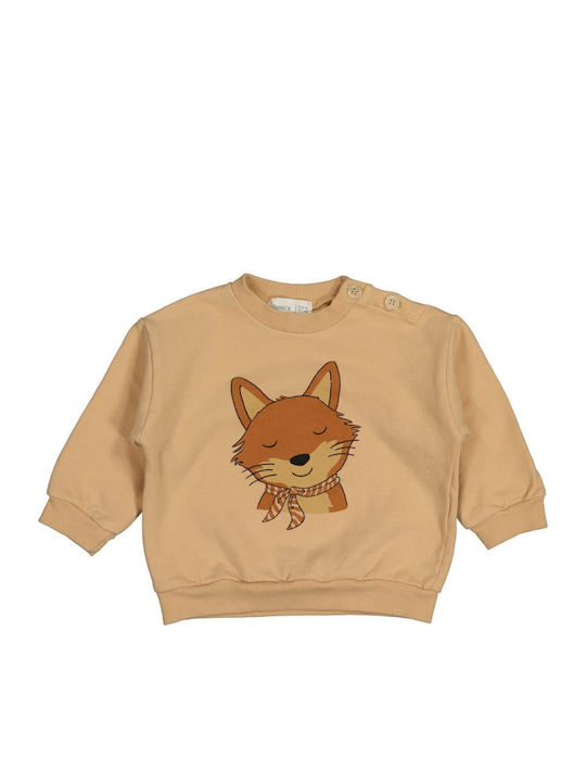 Kinder-Sweatshirt Beige