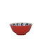 Kitchen Craft Müslischüssel Rund Keramik Blau mit Durchmesser 15cm 4Stück