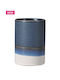 Ceramic Cup Holder Countertop Blue