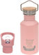 Laessig Adventure Kids Water Bottle Stainless Steel Pink 500ml