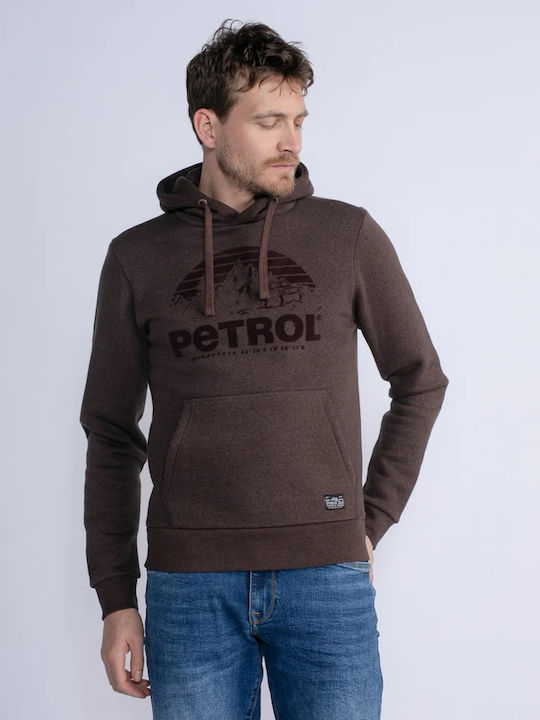 Sweatshirt with Hood Brown