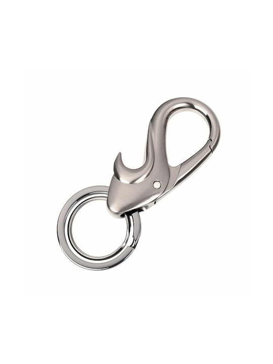 Troika Keychain Opener Metallic Gray