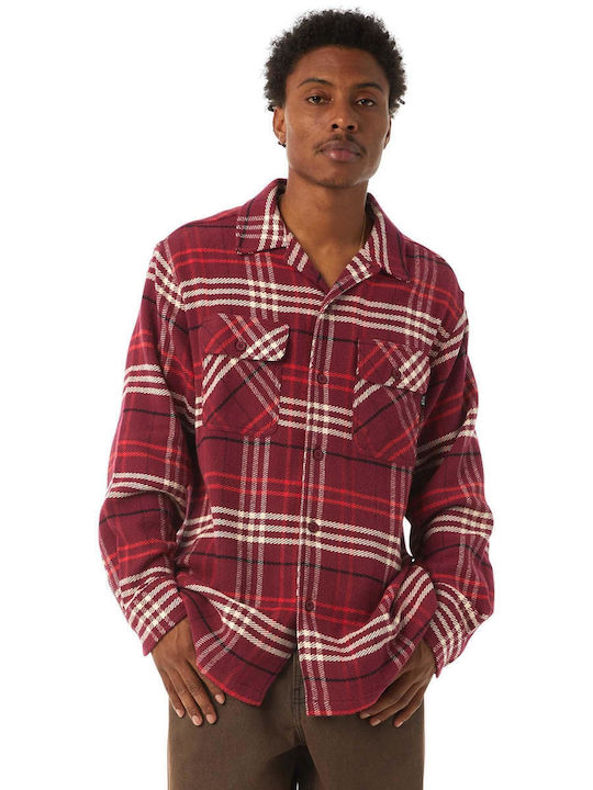 HUF Westridge Long-sleeved Flannel Shirt Checke...