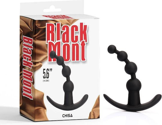 Chisa Novelties Πρωκτικές Μπίλιες με Δόνηση Μαύρες 14cm