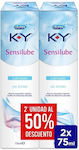 Durex Ky Sensilub Lubricant 2x75ml 150ml