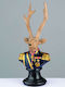 Aca Illuminated Christmas Figure Deer Brown 24x24cm Soldier