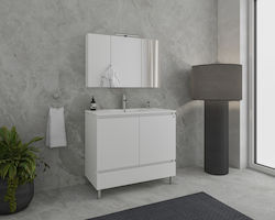 Drop Delta 100 Countertop with Sink & Mirror L1...