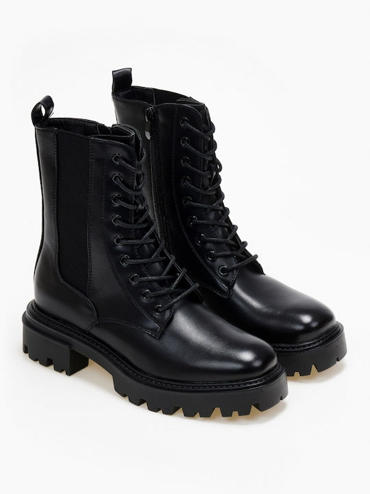 Issue Fashion Women's Combat Boots Black