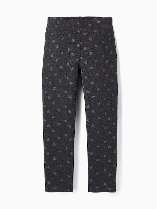 Zippy Kinder Leggings Lang Gray