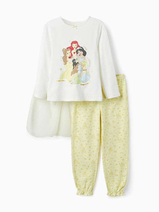 Zippy Σετ Set Top & Bottom Kids Pyjamas White