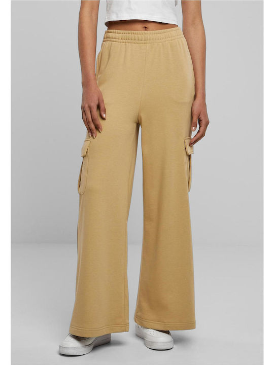 Urban Classics Women's High-waisted Fabric Trou...