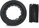 Bradas Plastic Garden Hedge in Black Colour 5cm x 10m 20 Pieces