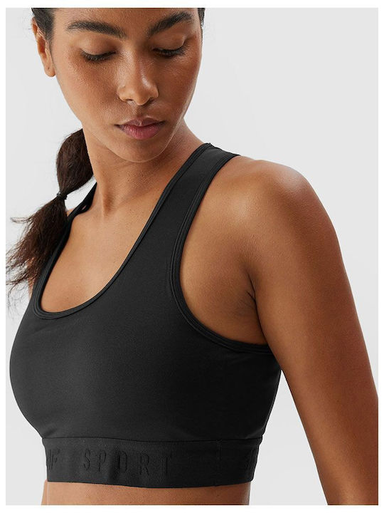 4F Women's Sports Bra without Padding Black