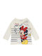 Kinderhemd Langarm Ecru Baby Minnie Mouse