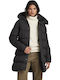 Women's Short Puffer Jacket for Winter Black