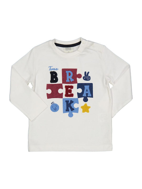 Kids' Shirt Long Sleeve Ecru