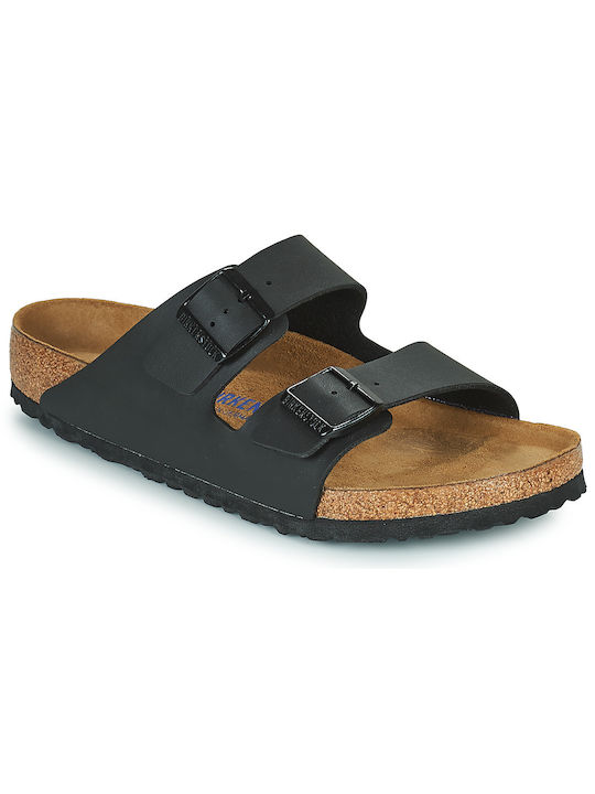 Birkenstock Arizona Sfb Γυναικεία Σανδάλια σε Μαύρο Χρώμα Narrow Fit