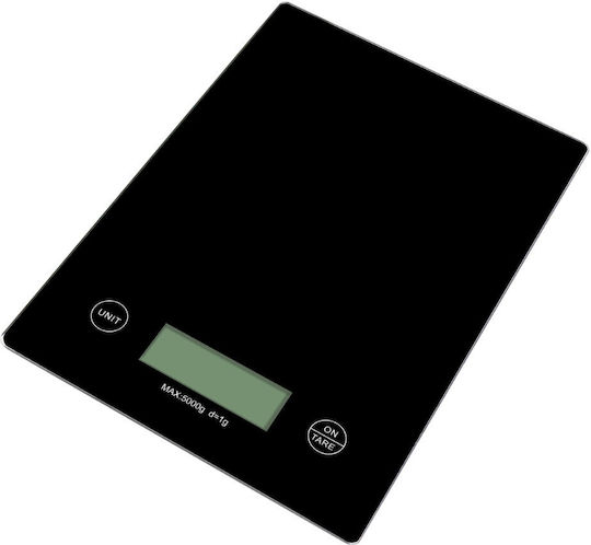 Rosberg Digital Küchenwaage 1gr/5kg Schwarz