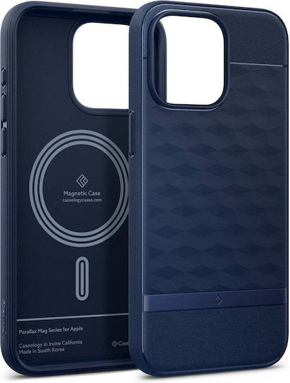 Caseology Parallax Mag Back Cover Plastic Midnight Blue (iPhone 15 Pro)