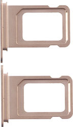Βάση Κάρτας Sim Χρυσό για iPhone 14 Plus Βάση Κάρτας Sim Χρυσό για iPhone 14 Plus